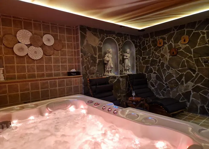 So Vstupom Do Privátneho Wellness A Výhľadom Na Hrad Trenčín